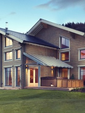 Деревянный коттедж